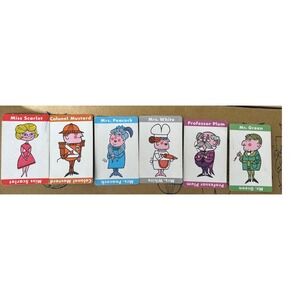 CLUE Game Cards 1963 replacing character cards